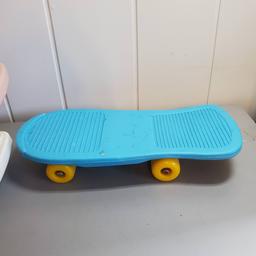 Children’s Plastic Skateboard and Little Tikes Baby Stroller (Made in USA)