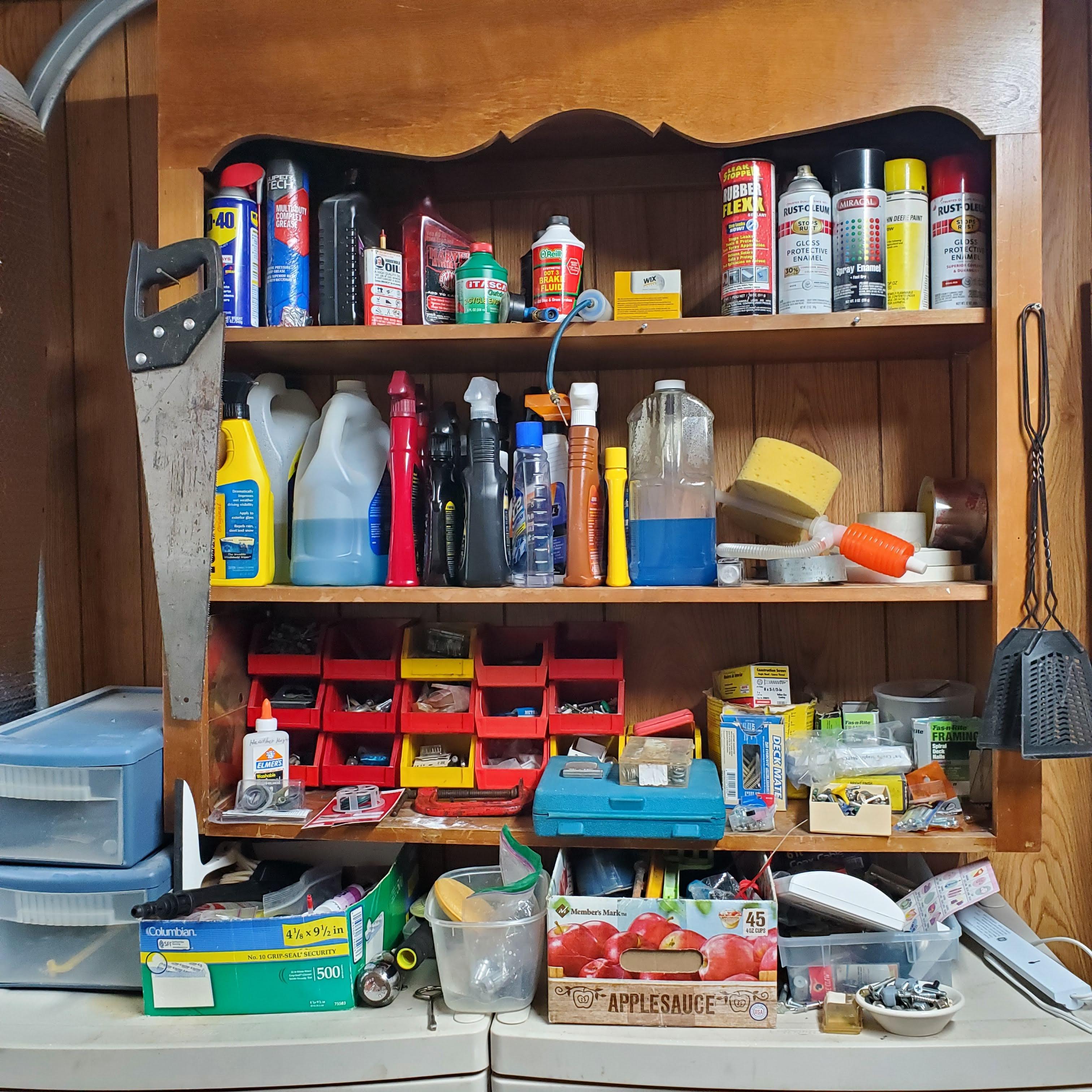 Lot of Garage Supplies