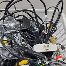 Lot of Electronics Cords and Adapters