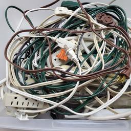 Lot of Power Strips and Extension Cords