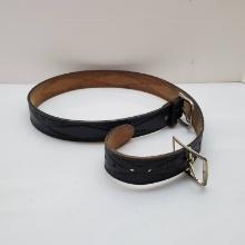 Men’s Leather Belt, Size 38 and Extra Buckle