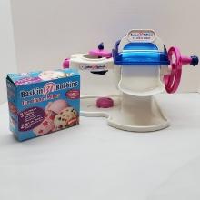 Vintage Children’s Baskin Robbins Ice Cream Maker and Empty Novelty Box