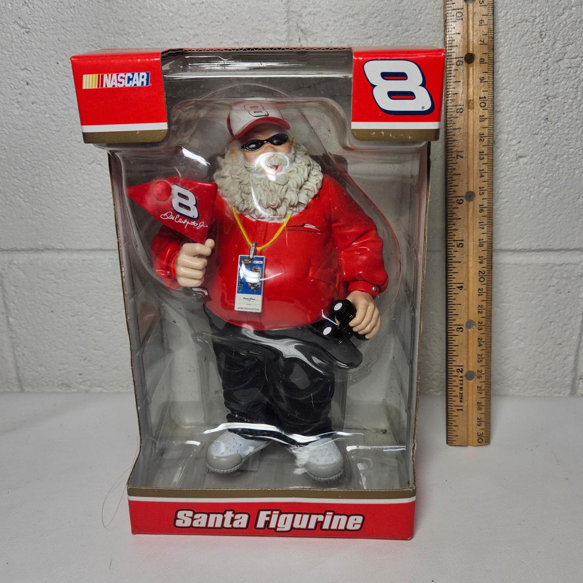NASCAR Dale Earnhardt Jr. Santa Claus Figurine