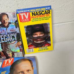 Lot of Earnhardt TV Guides