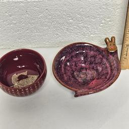Lot of 2 Small Japanese Bowls