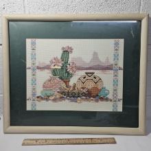 Southwest Framed Cross Stitch