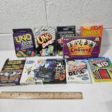 Assorted Lot of Card Games