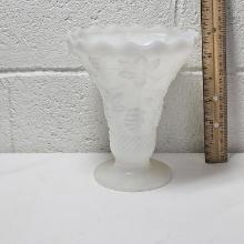 Vintage Milk Glass Vase