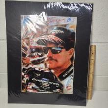 NASCAR Dale Earnhardt Matted Print