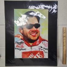 NASCAR Tony Stewart Matted Print