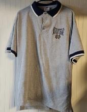 Vintage Notre Dame Embroidered Short Sleeve Polo Style Shirt, XL