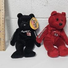 NASCAR DaleEarnhardt Sr. and Jr. Beanie Babies BY Gold’N Bears