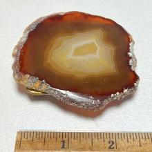 Polished Agate Belt Buckle