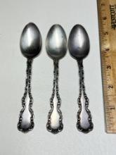 Lot of 3 Sterling Silver Spoons