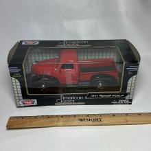 2014 Motor Max 1941 Plymouth Pickup 1:24 Scale - New in Box