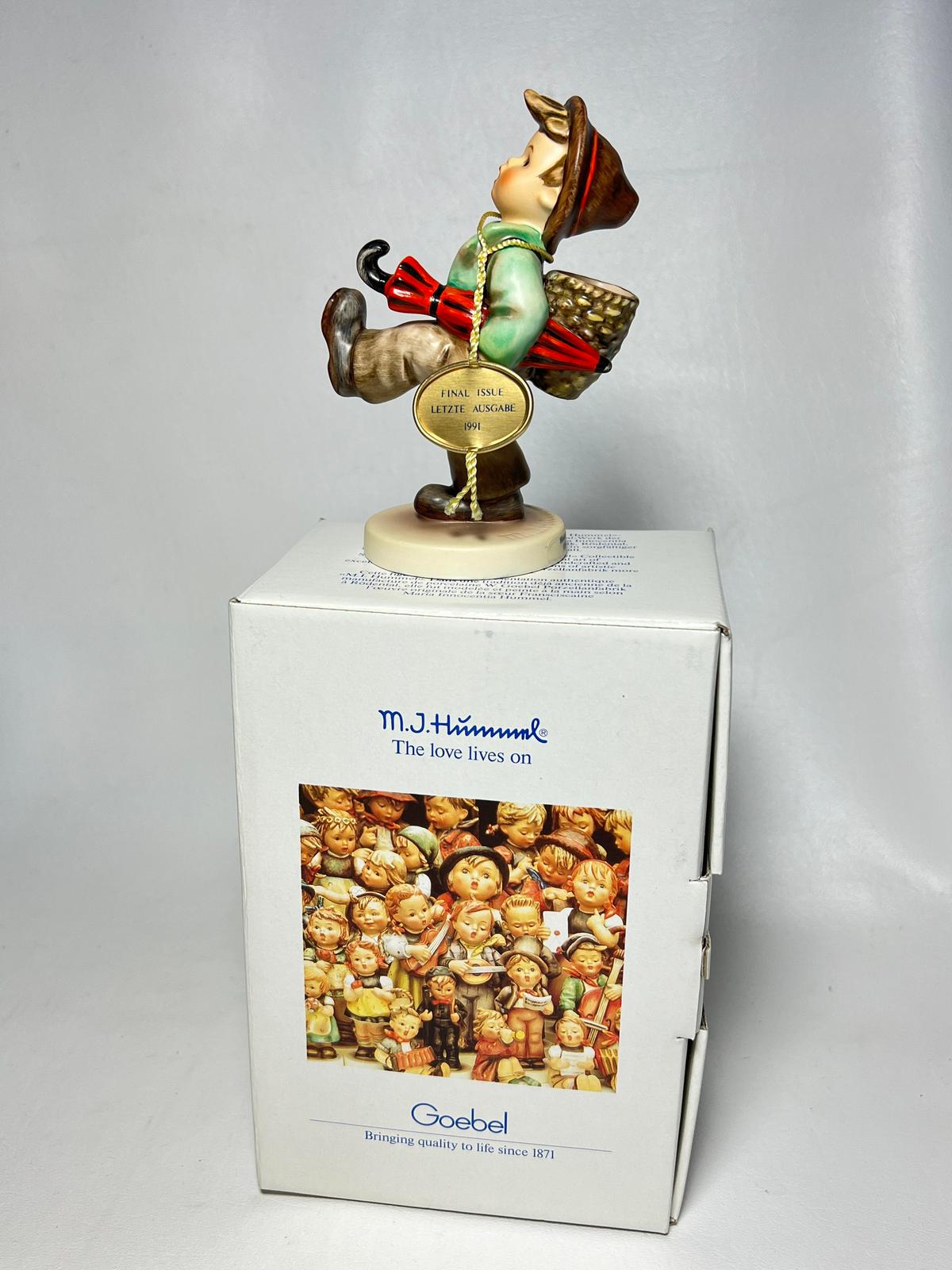 Hummel Goebel W. Germany "Globe Trotter" Figurine with Box