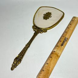 Vintage 24 Kt. Gold Plated Dresser Mirror