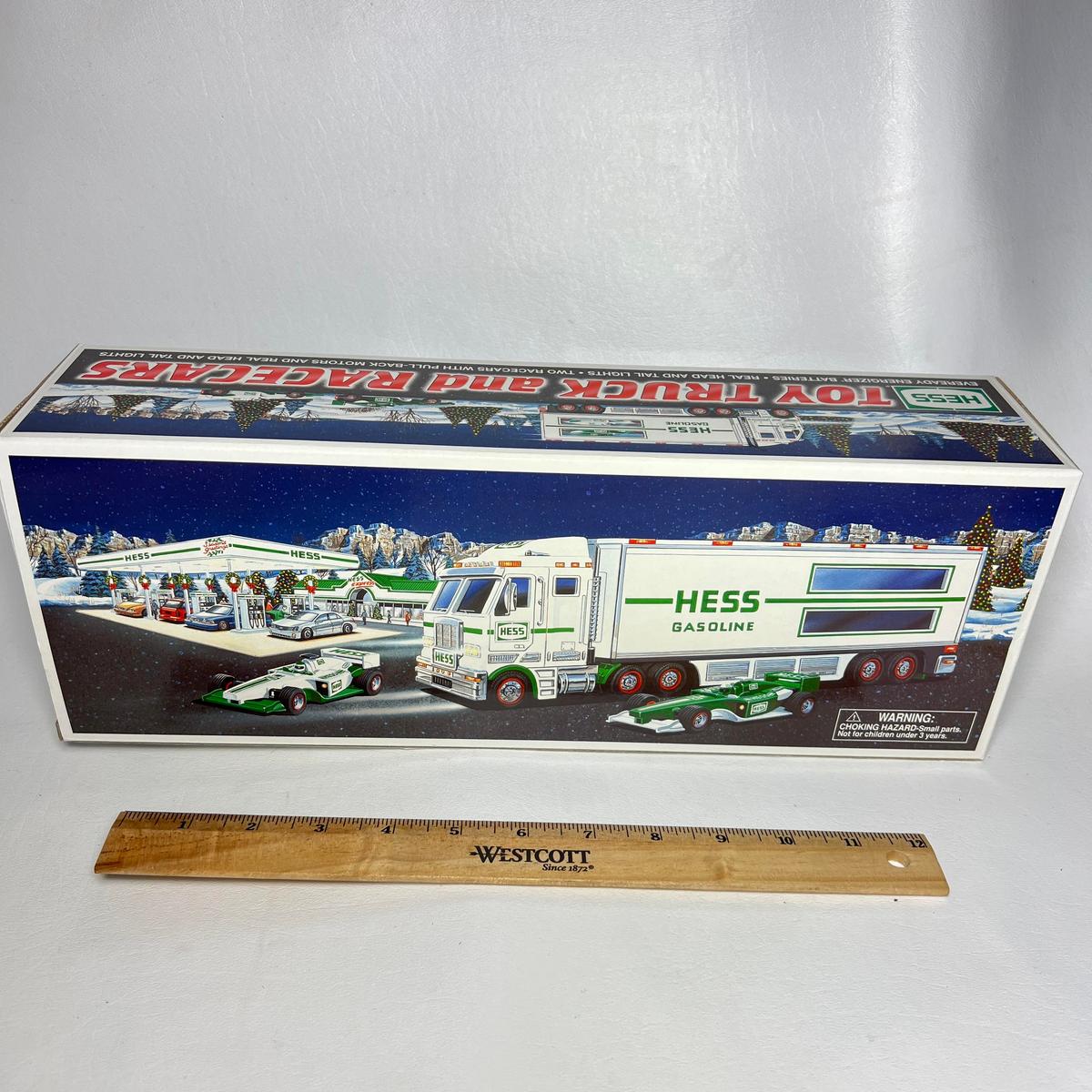 2003 Hess Toy Truck and Race Cars - New n Box