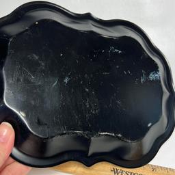 Metal Tole Painted Tray