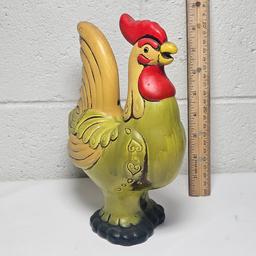 MCM Ceramic Rooster Statue By Norleans