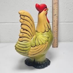 MCM Ceramic Rooster Statue By Norleans