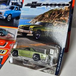 Lot of 4 Assorted Matchbox Chevrolet Cars