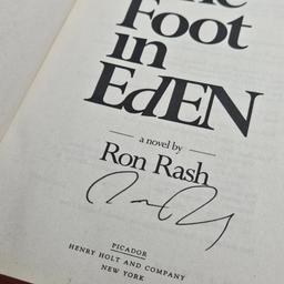 Local Author Ron Rash Autographed Book “One Foot in Eden”