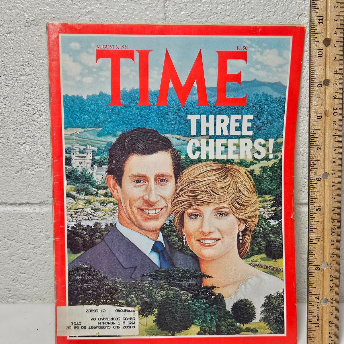 1980 Time Magazine “Three Cheers!” Prince Charles and Princess Diana