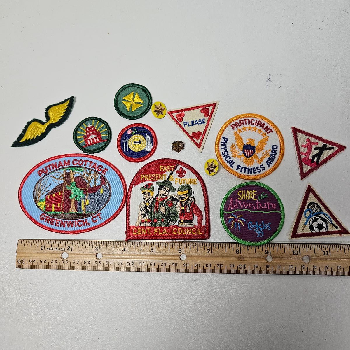 Lot of Girl Scouts Patches and Pins