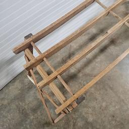 Antique Wash Pan Folding Table