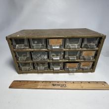 Heavy Metal Hardware Organizer Full of Various Hardware