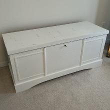 1954 Lane Cedar Chest Painted White