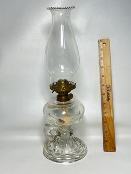 Vintage Glass Oil Lamp