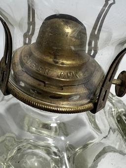 Vintage Glass Oil Lamp