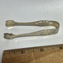 Vintage Sterling Silver Sugar Tongs