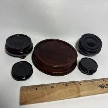 Lot of Wooden Miniature Stands