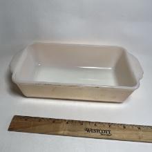 Vintage Fire King Glass Bread Pan