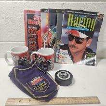 Racing Memorabilia and Hockey Puck