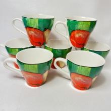 7 Pc Misono Tuscany Apple & Pear Mugs