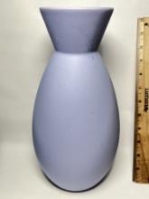Beautiful Lavendar Pottery Vase Made in Portugal