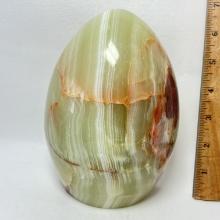 Onyx Egg Shaped Single Bookend Made in Pakistan