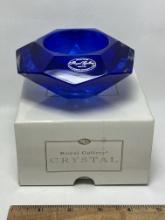 Royal Gallery Cobalt Crystal Lumiere Votive Made in Italy - New in Box