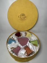 Off 5th Classic Coffee & Tea Cup & Saucer Set in Round Box - NEW