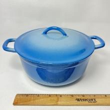 Descoware Small Enamel Cast Iron Lidded Dutch Oven Made in Belgium