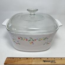 Corning Ware 3 Liter English Meadow Casserole Dish with Lid