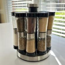 Spinning Stainless Spice Rack