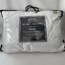 NEW Hotel Life 100% White Goose Down Alternative Pillow