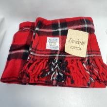 NEW Faribo Conserver Red Plaid Pak-A-Robe