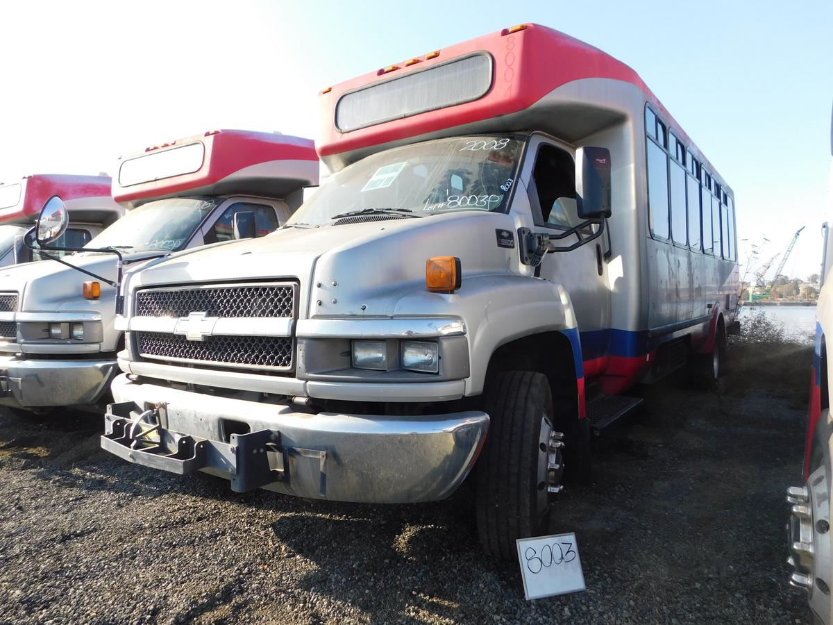 2008 CHEVROLET C5500 ELDORADO CUTAWAY BUS W/WC LIFT(MECH ISSUES)