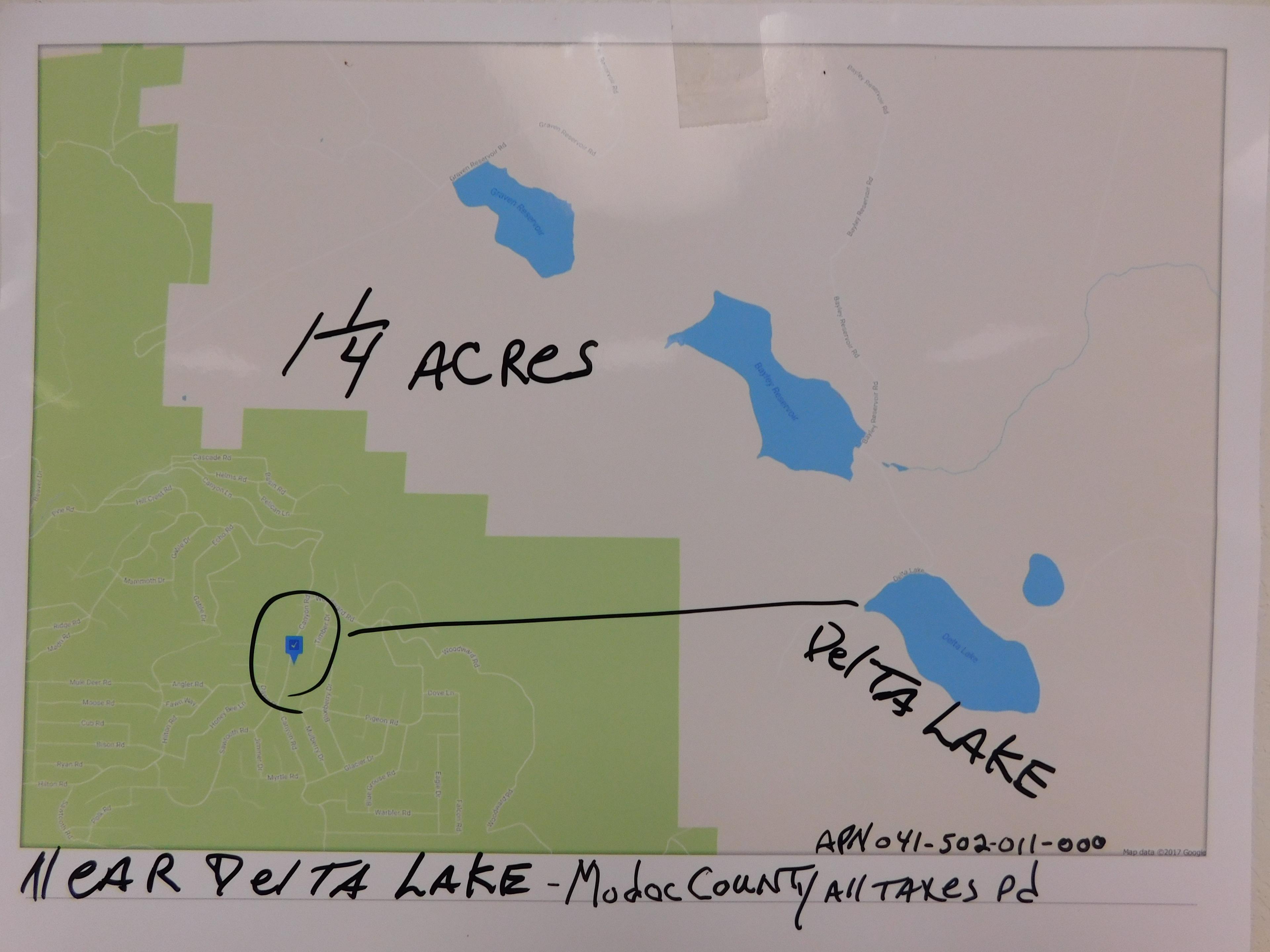 LOT# 5 -1 1/4 ACRES NEAR DELTA LAKE,MODOC COUNTY,CA